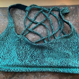 Lululemon Free To Be Bra Light Support, A/B Cup| Color: Green| Great Condition